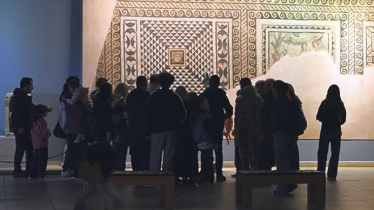 Zeugma Mozaik Müzesi bayramda çifte rekor kırdı