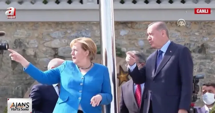 Angela Merkel’den veda ziyareti! Başkan Erdoğan ile bir araya geldi
