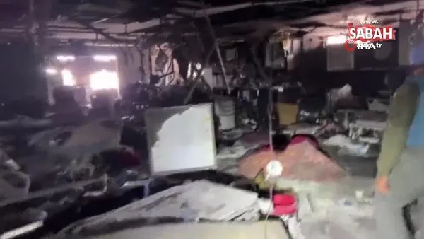 DSÖ ekibi, Şifa Hastanesi’ndeki yıkımı görüntüledi | Video
