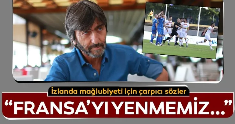İzlanda - Türkiye maçı için Rıdvan Dilmen’den son dakika açıklamaları geldi!