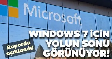 Microsoft Windows 7 için yolun sonu görünüyor
