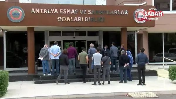 Antalya Esnaf Odaları Birliği binasına bomba ihbarı | Video