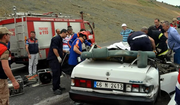 Kahramanmaraş’ta feci kaza: 3 genç kız yaşamını yitirdi