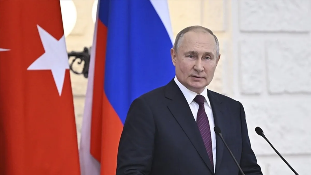 Putin: Ukrayna, Türkiye'ye uzanan doğal gaz hattının kompresör istasyonuna saldırdı