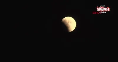 Ankara semalarında muhteşem görüntü: Kanlı Ay Tutulması