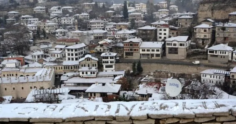 Safranbolu beyaza büründü