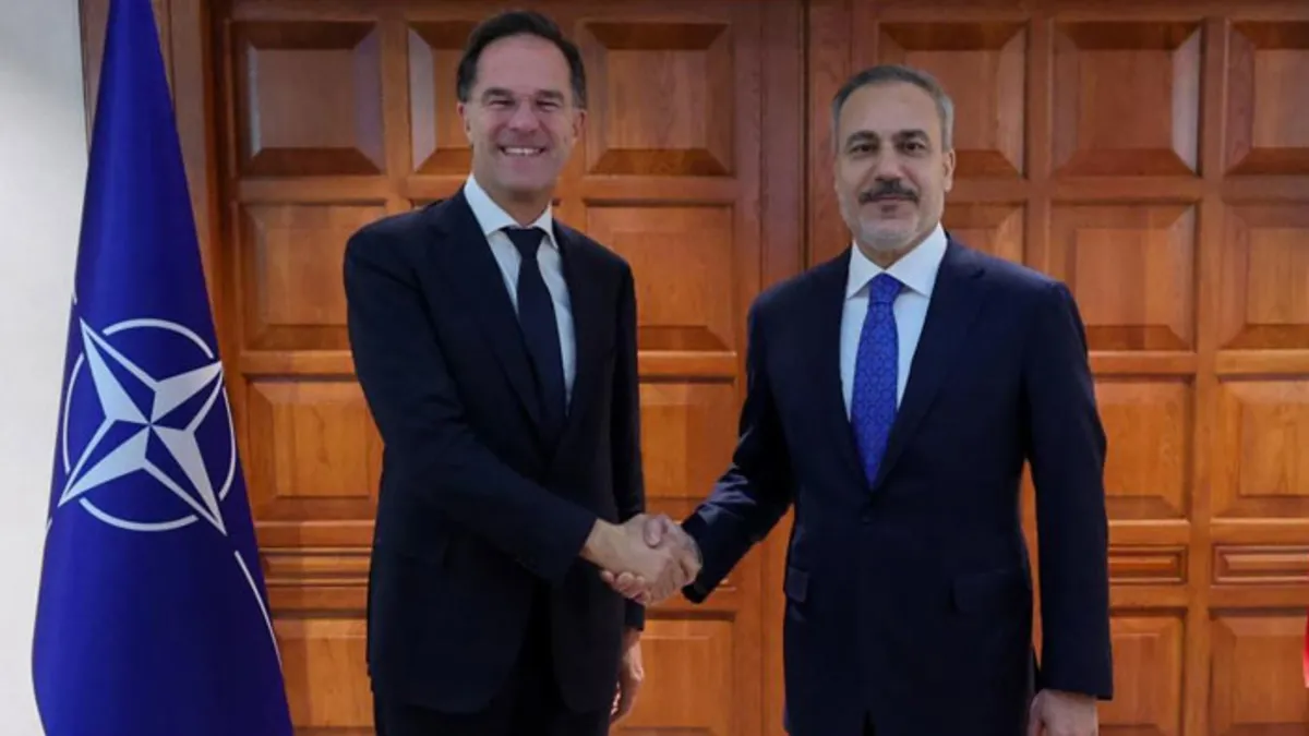 Bakan Fidan, NATO Genel Sekreteri Rutte ile görüştü Bakan Fidan, NATO Genel Sekreteri Rutte ile görüştü