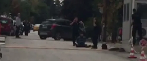 İsrail Büyükelçiliği önünde silah sesleri!-1