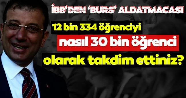 Ibb Den Burs Aldatmacasi 12 Bin 334 Universite Ogrencisini Nasil 30 Bin Ogrenci Olarak Takdim Edersiniz Son Dakika Haberler
