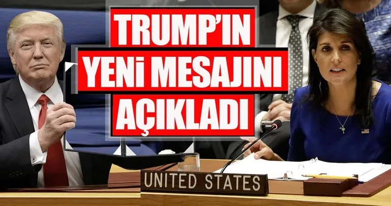 ABD temsilcisi, BMGK’da Trump’ın son Suriye mesajını açıkladı