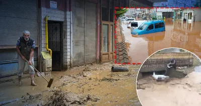 3 ilde sağanak felaketi yolları göle çevirdi: Selde mahsur kalanlar zor anlar yaşadı