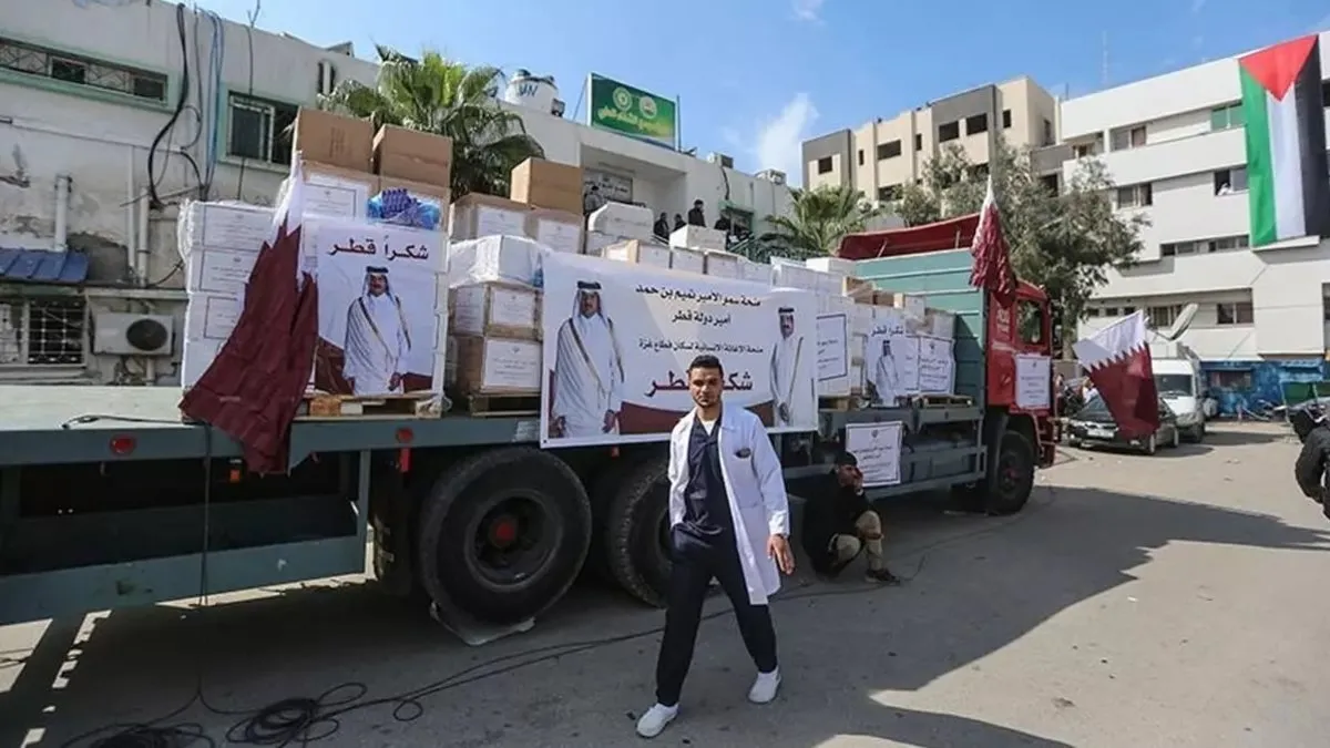 Katar, Gazze’ye yapılacak yardım için Ürdün ile hava köprüsü kurdu!