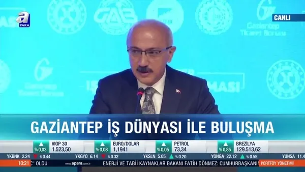 Bakan Elvan: Yüzde 20 düzeyinde büyüme bekliyoruz