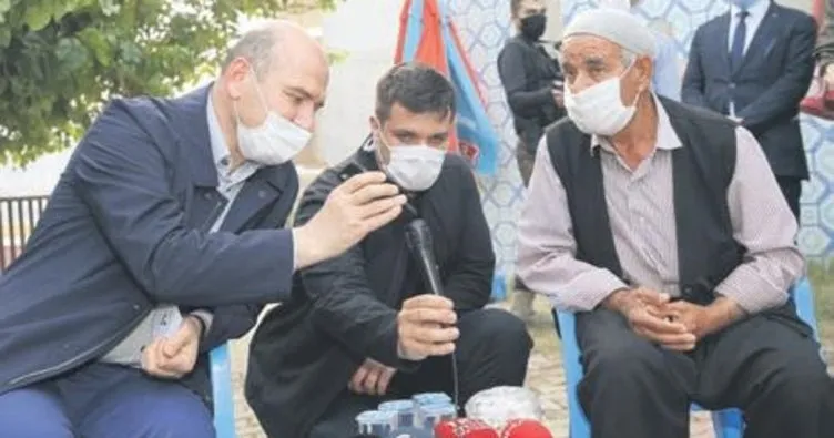 Başkan Erdoğan, şehit işçinin ailesiyle görüştü