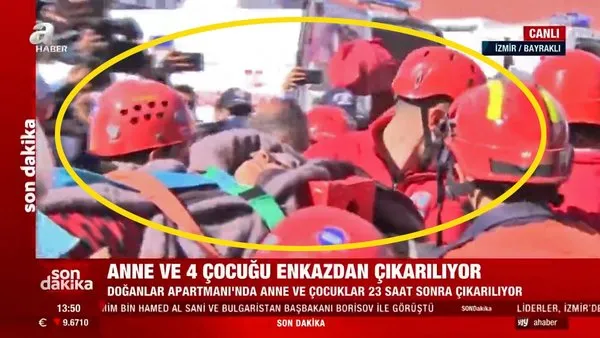 Son dakika haberleri... İzmir deprem enkazındaki 'Hayat Koridoru'nda sevinç gözyaşları! Art arda çıkartılıyorlar... | Video