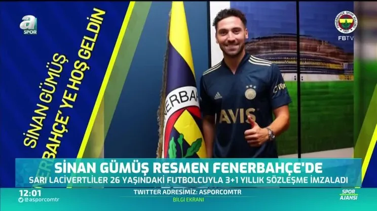 Sinan Gümüş resmen Fenerbahçe'de