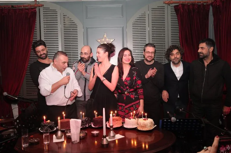 Eşkıya Dünyaya Hükümdar Olmaz oyuncuları doğum günü partisinde buluştu