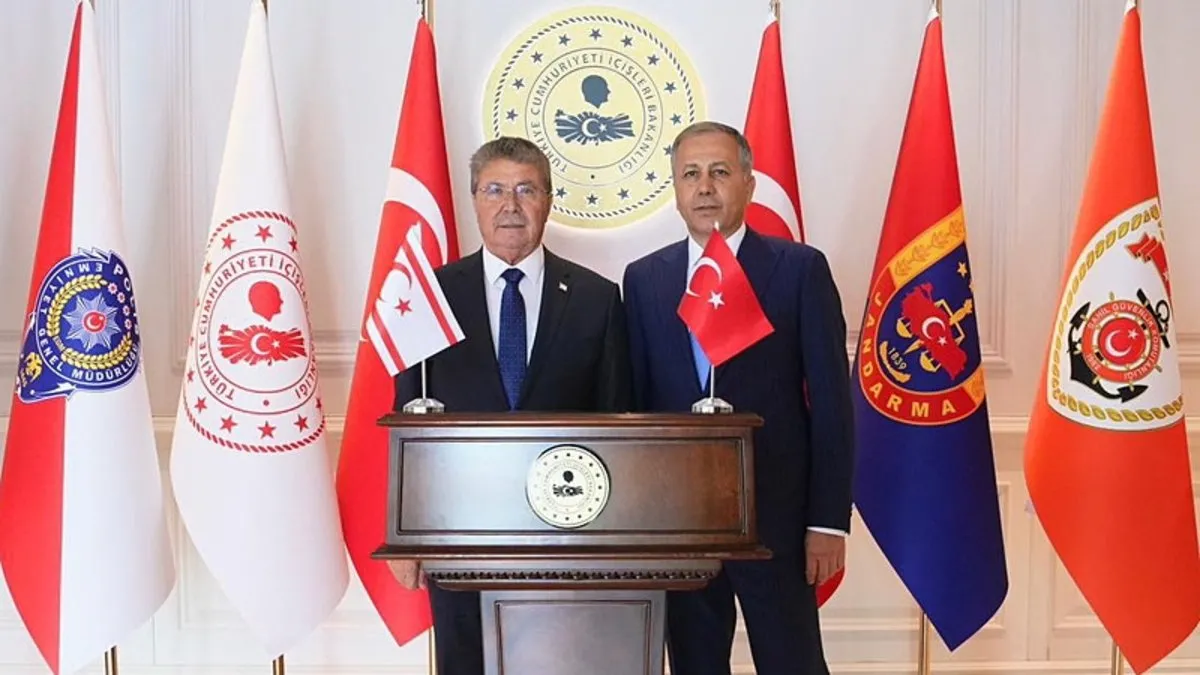 İçişleri Bakanı Yerlikaya ile KKTC Başbakanı bir araya geldi!