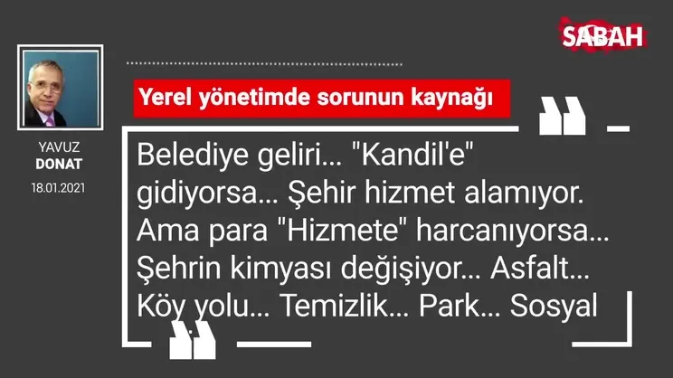 Yavuz Donat | Yerel yönetimde sorunun kaynağı