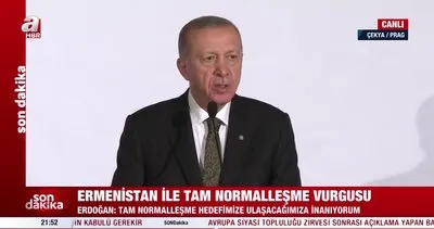 Başkan Erdoğan’dan Prag’da Ermenistan ve Yunanistan mesajı | Video