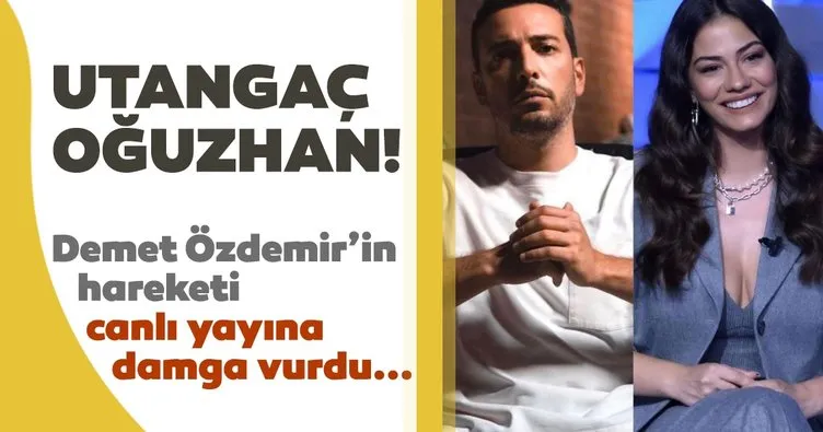 Ünlü oyuncu Demet Özdemir sevgilisi Oğuzhan Koç’un canlı yayınını bastı! Oğuzhan Koç’un utangaç halleri sosyal medyada çok konuşuldu!