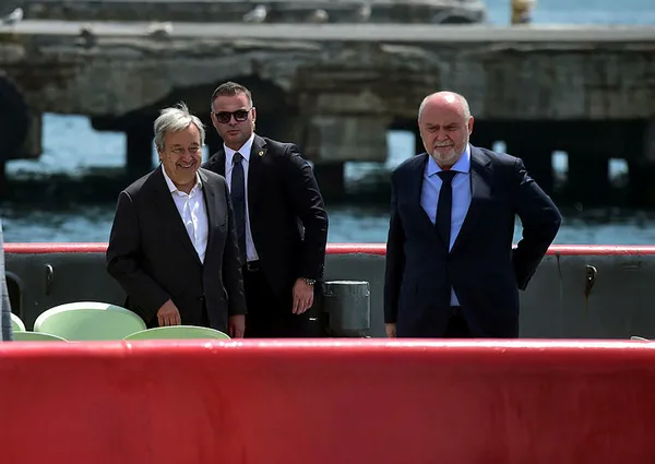 BM Genel Sekreteri Guterres İstanbul'da! Zeyport'ta denetime katıldı
