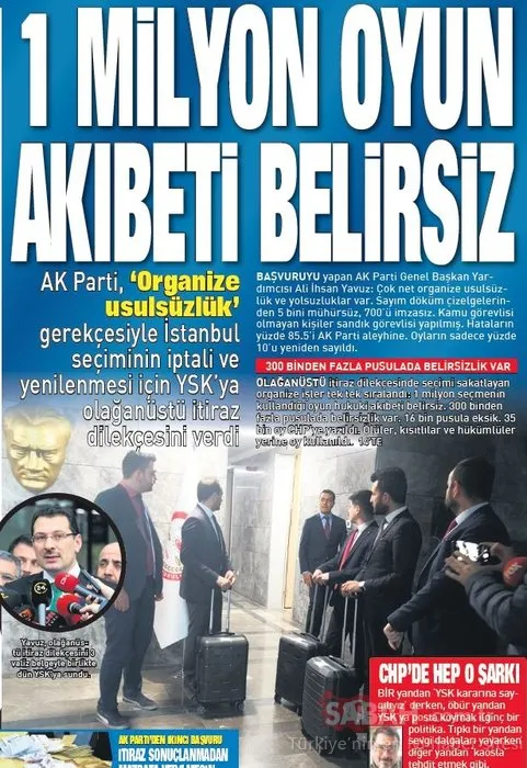 Türkiye İstanbul seçimlerindeki şaibe skandalını SABAH'tan okudu!