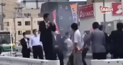 Eski Japonya Başbakanı Abe’nin vurulduğu anın yeni görüntüsü ortaya çıktı | Video