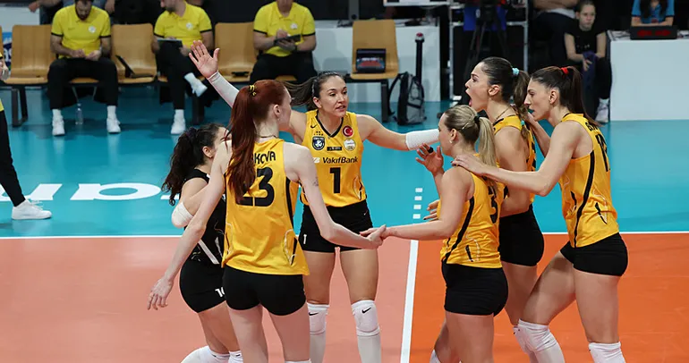 Vakıfbank set vermeden galip!