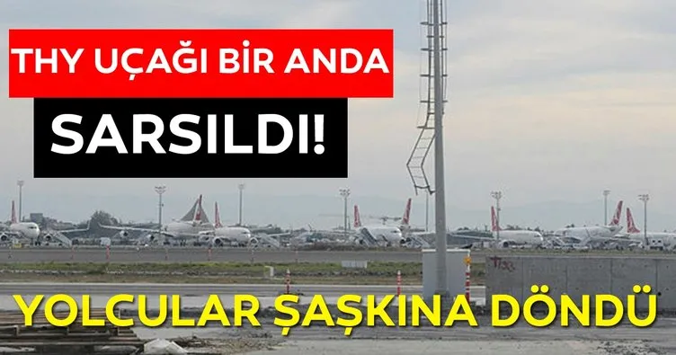 Türk Hava Yolları uçağı elektrik direğine çarptı! İşte detaylar...