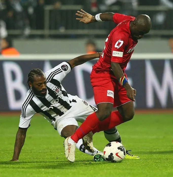 Beşiktaş - Karabükspor maçında kareler