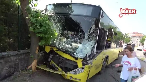 İETT otobüsü ile cip çarpıştı: 4 yaralı | Video