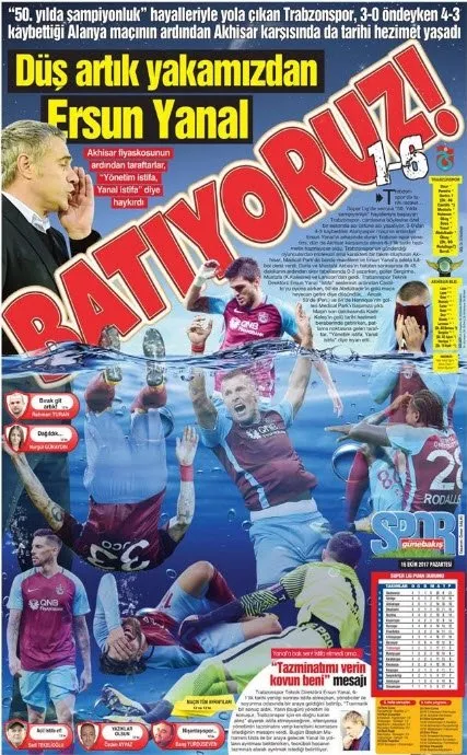 Trabzon basınından çok sert eleştiri!