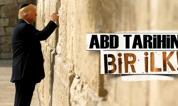 Ağlama Duvarı’nı ziyaret eden ilk başkan