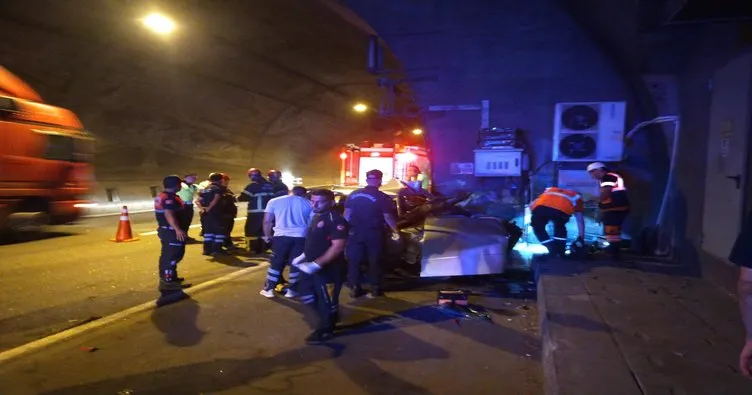 Ordu’da tünelde dehşet kaza: 2 ölü, 1 yaralı