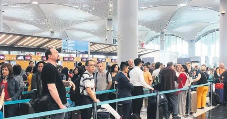 İstanbul Havalimanı’ndan saatte 53.5 sefer yapıldı