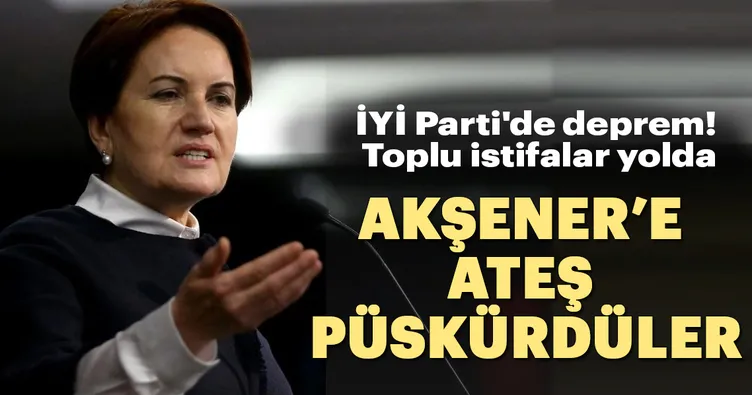 İYİ Parti'de deprem! Toplu istifalar yolda