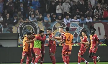 Galatasaray, Trabzonspor'u mağlup etti! Cimbom'dan şampiyonluk için büyük adım... #istanbul
