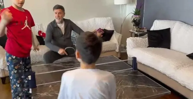 İzzet Yıldızhan’ın çocuklarıyla pazar paylaşımı! Ev hallerini böyle paylaştı...