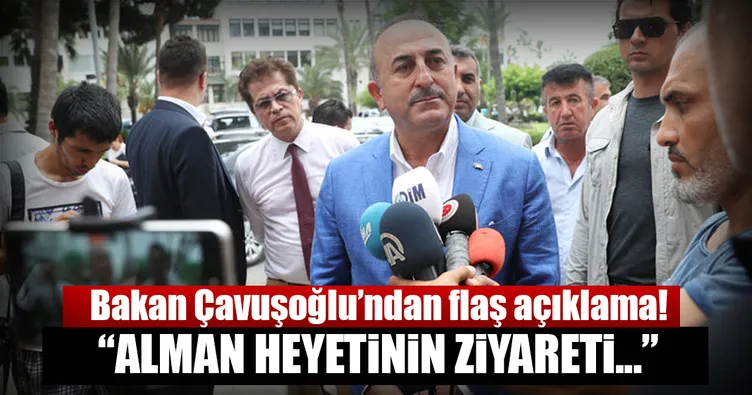 Bakan Çavuşoğlu’ndan Almanya açıklaması