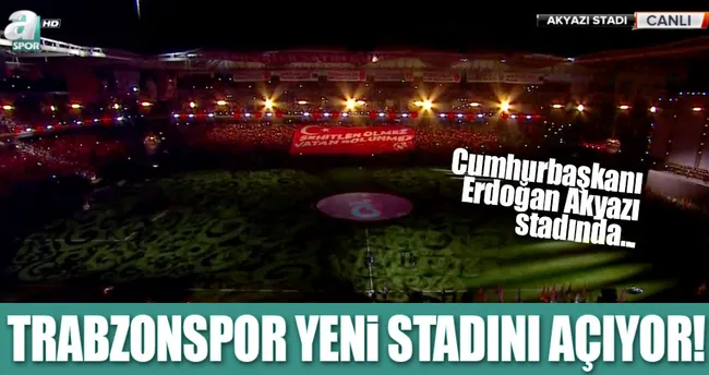 Trabzonspor yeni stadına kavuştu!