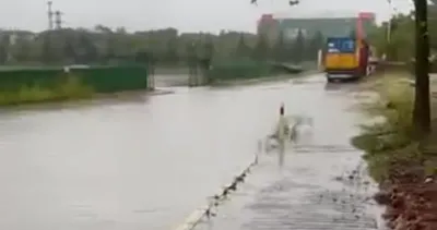 Kocaeli’de sağanak yağış etkili oldu