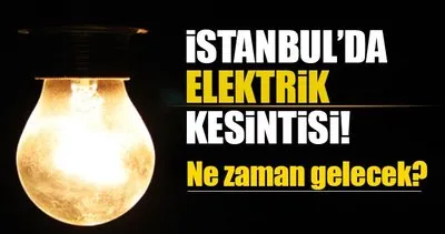 İstanbul’da elektrik kesintisi! - Anadolu Yakası’nda elektrikler ne zaman gelecek? - AYEDAŞ açıklama yaptı mı?