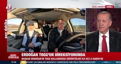 Son Dakika: Başkan Erdoğan TOGG’un direksiyonunda! O görüntüler ilk kez A Haber ekranlarında yayınlandı | Video