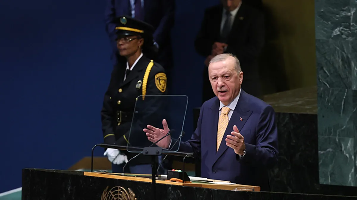Filistin'in BM temsilciliğinden Başkan Erdoğan paylaşımı