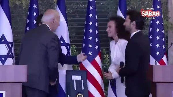 İsrailli popçu Yuval Dayan'ın ABD Başkanı Joe Biden'ın elini sıkmaması dünya basınında gündem oldu | Video