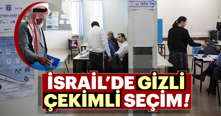 İsrail’de gizli çekimli seçim