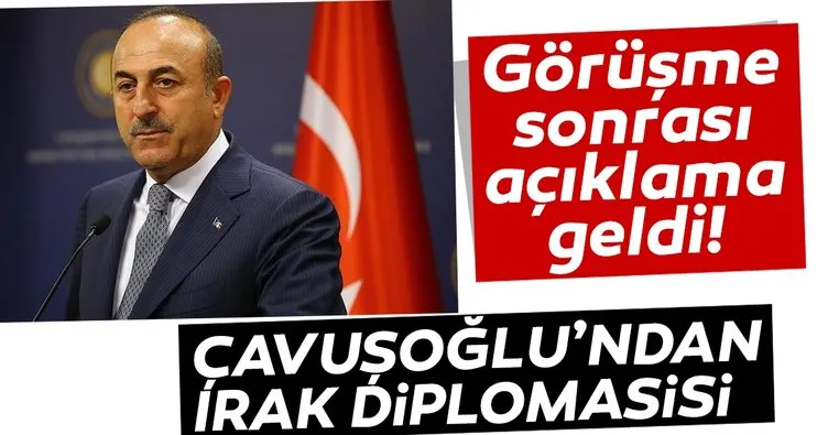 Dışişleri Bakanı Çavuşoğlu’ndan Irak’ta gerginliği azaltma diplomasisi