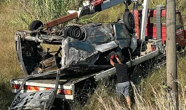 Antalya’da feci kaza: Takla attı, aracın camından fırladı! #antalya