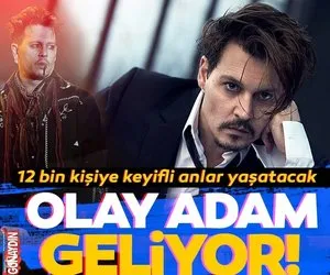 Olay adam Johnny Depp'in sevenlerine müjde! Johnny Depp konser için İstanbul'a geliyor